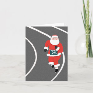 Cartão De Festividades Correndo o Natal