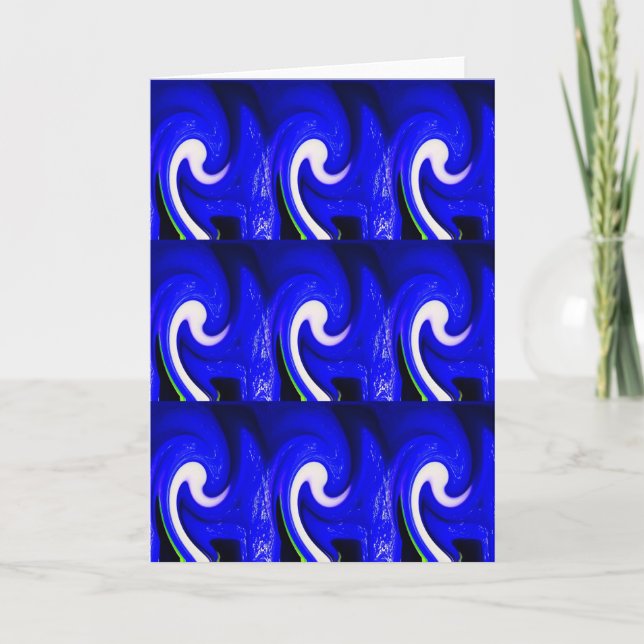 Cartão De Festividades Correntes oceânicas (Frente)