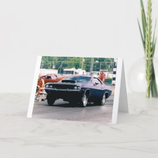 Cartão De Festividades Corrida de Arrasto