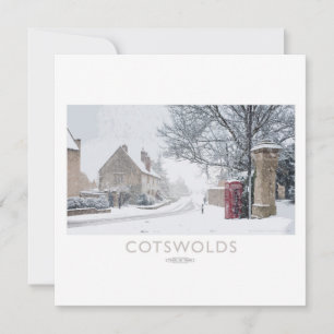 Cartão De Festividades Cotswolds Poster
