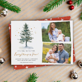 Cartão De Festividades Covid Quarantine All is Fine 2 Photo