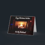 CARTÃO DE FESTIVIDADES COZY CHRISTMAS DESEJA PELO MEU "MARIDO"<br><div class="desc">CELEBRE "SEU MARIDO" ESTE NATAL FAZ COM QUE SEJA "ESPECIAL PARA VOCÊS DOIS" E O FAÇA DURAR O ANO INTEIRO,  TAMBÉM! UM FOGO QUENTE É BOM E REALMENTE ROMÂNTICO TAMBÉM!</div>