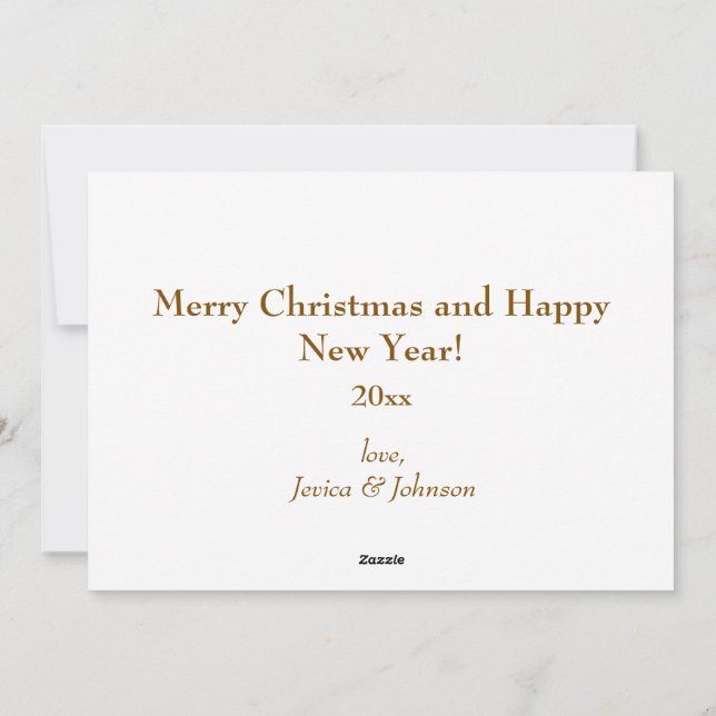 Cartão De Festividades Cozy Winter Cabin & Snowman | Natal da Aquarela (Verso)