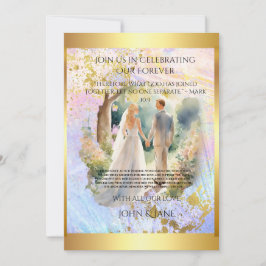 Cartão De Festividades Create Your Dream Wedding Cards: Fully Editable & 