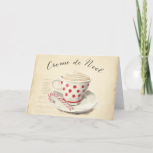 Cartão De Festividades Creme de Noel