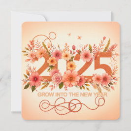 Cartão De Festividades Cresça no Ano Novo