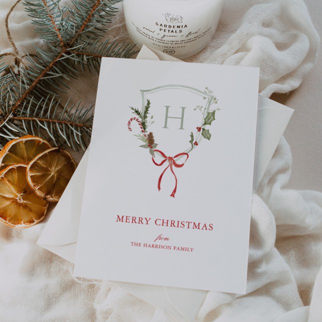 Cartão De Festividades Crest Natal (Criador carregado)