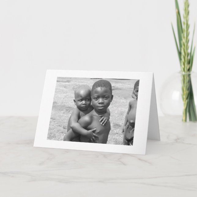 Cartão De Festividades Crianças de Kue (Frente)