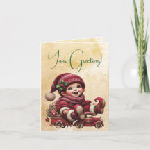 Crie o seu estilo de vinheta Gnomo de Natal