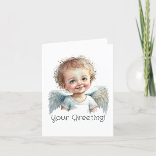 Cartão De Festividades Crie seu Precioso Anjo de Natal