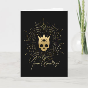 Cartão De Festividades Crie seu próprio Tarot de Impressão Arcana Dourado