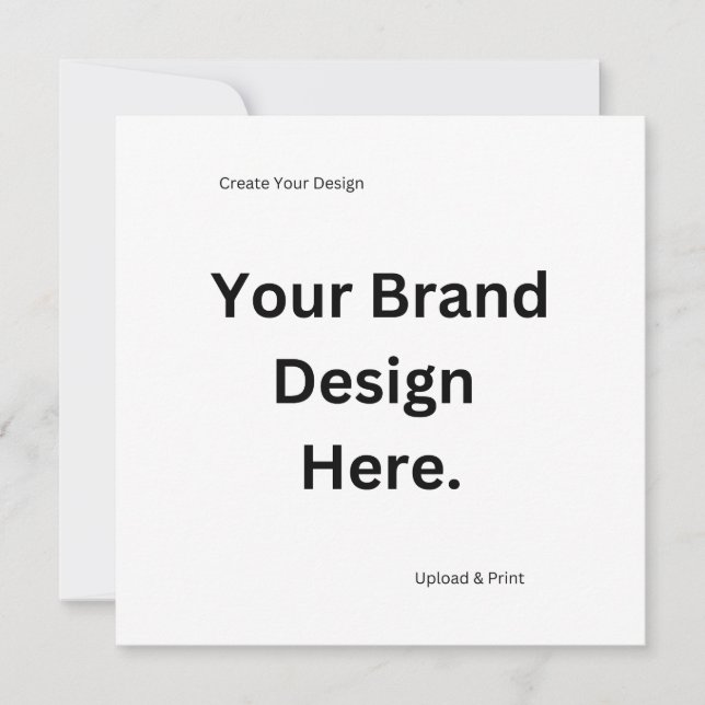 Cartão De Festividades Crie sua própria placa de férias planas de Impress (Frente)