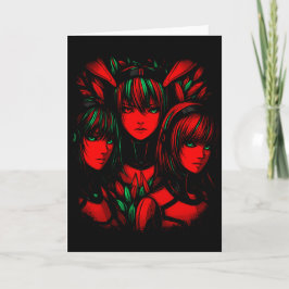 Cartão De Festividades Crimson Trinity