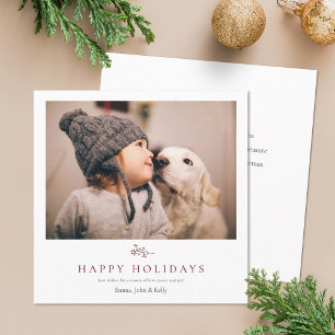 Cartão De Festividades Crisma Minimalista Russo