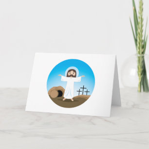 Cartão De Festividades Cristo Riser