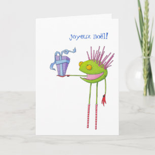 Cartão De Festividades Critter Cedric French Christmas Card