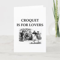 CROQUET é para amantes
