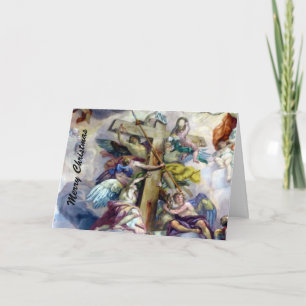 Cartão De Festividades cruz de natal