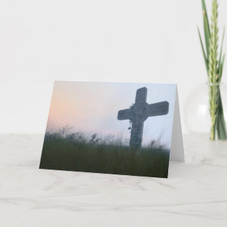 Cartão De Festividades Cruz para baixo
