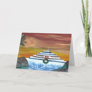 Cartão De Festividades Cruzeiro de Natal