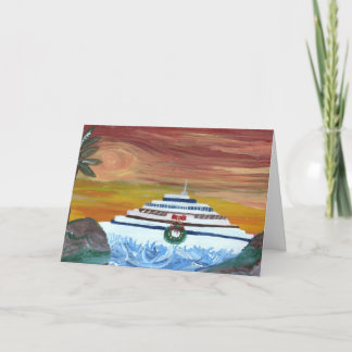 Cartão De Festividades Cruzeiro de Natal