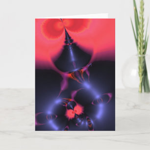Cartão De Festividades Crystal Ghost – Salmon & Indigo Surprise Embrace