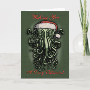 Cartão De Festividades Cthulhu Claus