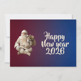 Cartão De Festividades cumprimento de ano novo forte