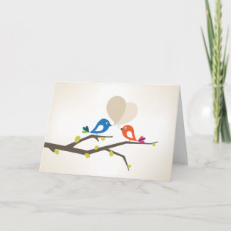 Cartão De Festividades Cumprimento do Tweet do amor