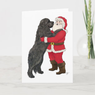 Cartão De Festividades Cumprimento Jowly do Natal de Terra Nova