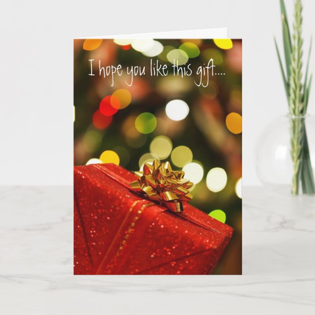 Cartão De Festividades Cumprimento sarcástico do Natal para colegas de (Frente)