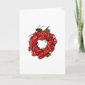 Cartão De Festividades Cumprimentos de Maine