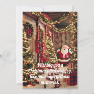 CARTÃO DE FESTIVIDADES CUMPRIMENTOS DE NATAL