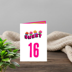 Cartão De Festividades Cupcakes bonitos