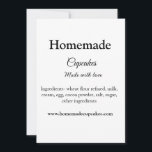 Cartão De Festividades Cupcakes caseiros feitos com amor adicione texto s<br><div class="desc">Design</div>