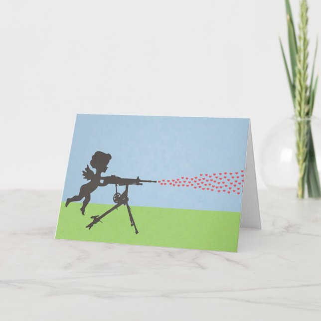 Cartão De Festividades Cupido (Frente)