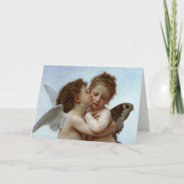 Cartão De Festividades Cupido e Psyche como Namorados infantil