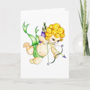 Cartão De Festividades Cupido por SRF