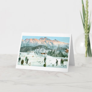 Cartão De Festividades Curva na Suiça