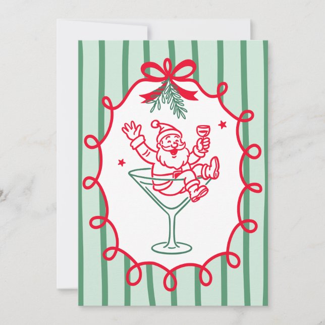 Cartão De Festividades Custom Christmas Photo Greeting Card (Frente)