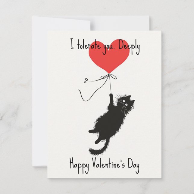 Cartão De Festividades 💘🐈Custom Paws & Passive-Aggression (Frente)
