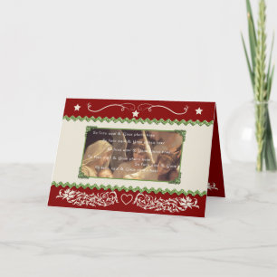 Cartão De Festividades Customizable Christmas card template