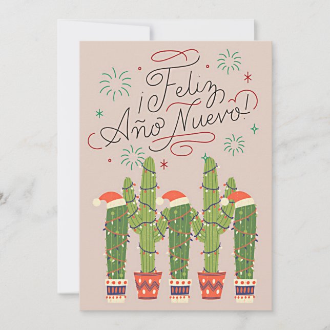 Cartão De Festividades Cute feliz navidad christmas (Frente)