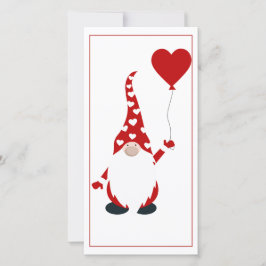 Cartão De Festividades Cute Gnome no Dia dos Namorados