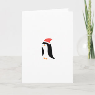 CARTÃO DE FESTIVIDADES CUTE PENGUIN