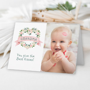Cartão De Festividades Cute Photo Card For Grandmother on Mother's Day