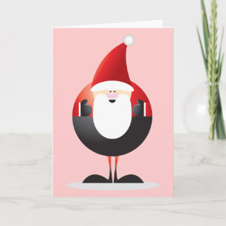 Cartão De Festividades Cute Santa Claus