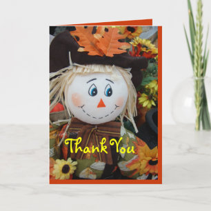 Cartão De Festividades Cute Scarecrow-any occasion