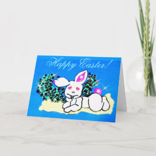 Cartão De Festividades ♫ ☆ ♥ Çütê SnuggleBunny HappyEaster Card ๑  