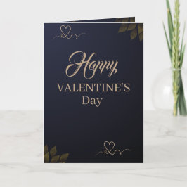 Cartão De Festividades “Cute Valentine’s Day Card for Couples – Heartfelt